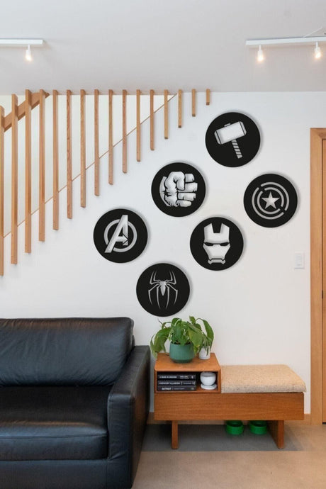 Avengers Wooden Wall Ornament - Swordslife