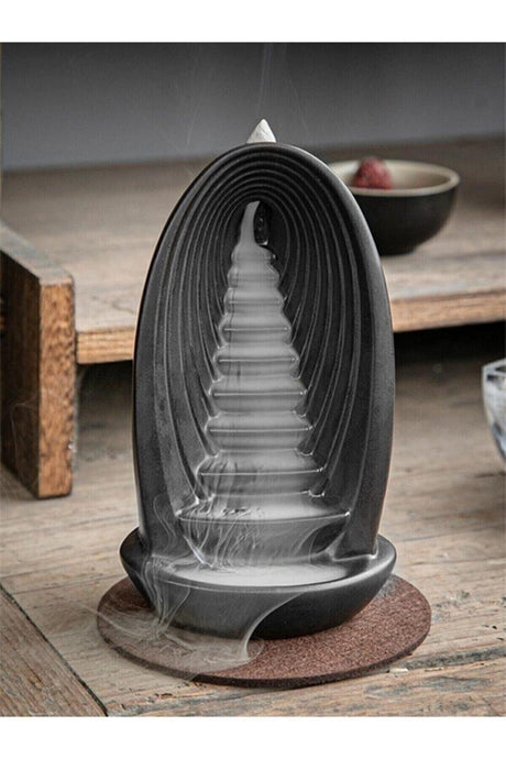 Mall Backflow Waterfall Incense Holder Room Fragrance Burner Censer Special Design - Swordslife