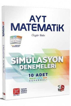 AYT Mathematics 10 Practice Tests with Video Solutions for Exam Preparation