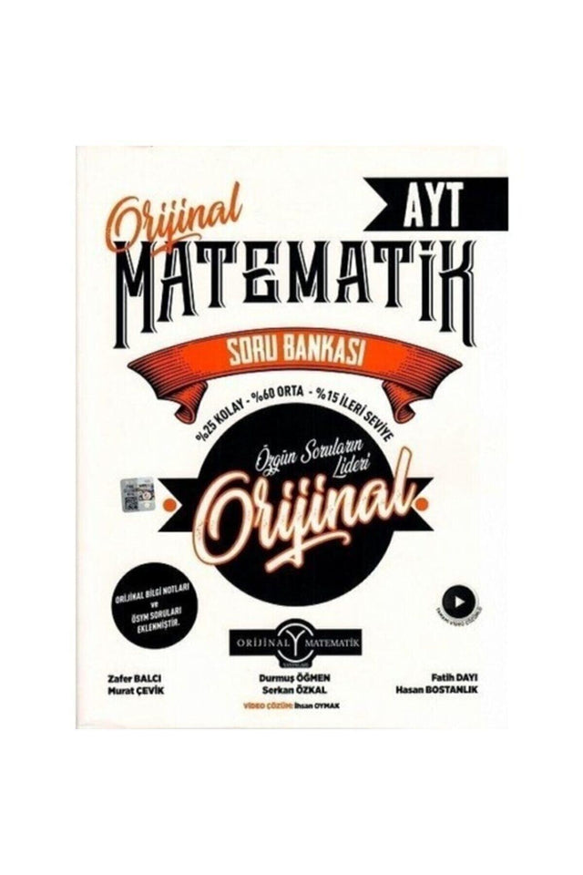 Ayt Mathematics Original Question Bank 9786050657104 - Swordslife