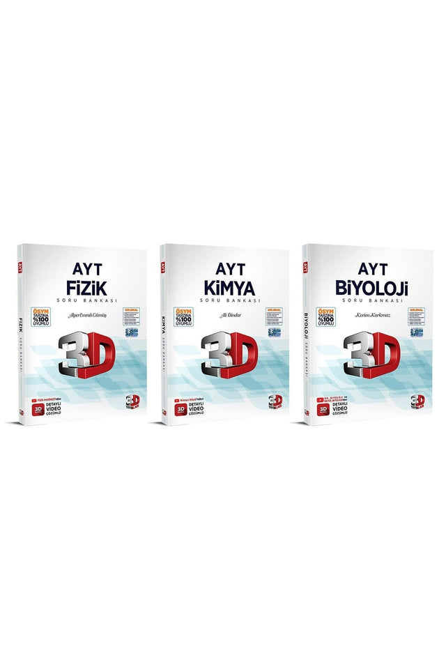 Ayt Physics Chemistry Biology Question Bank Set Bookg 3d - Swordslife