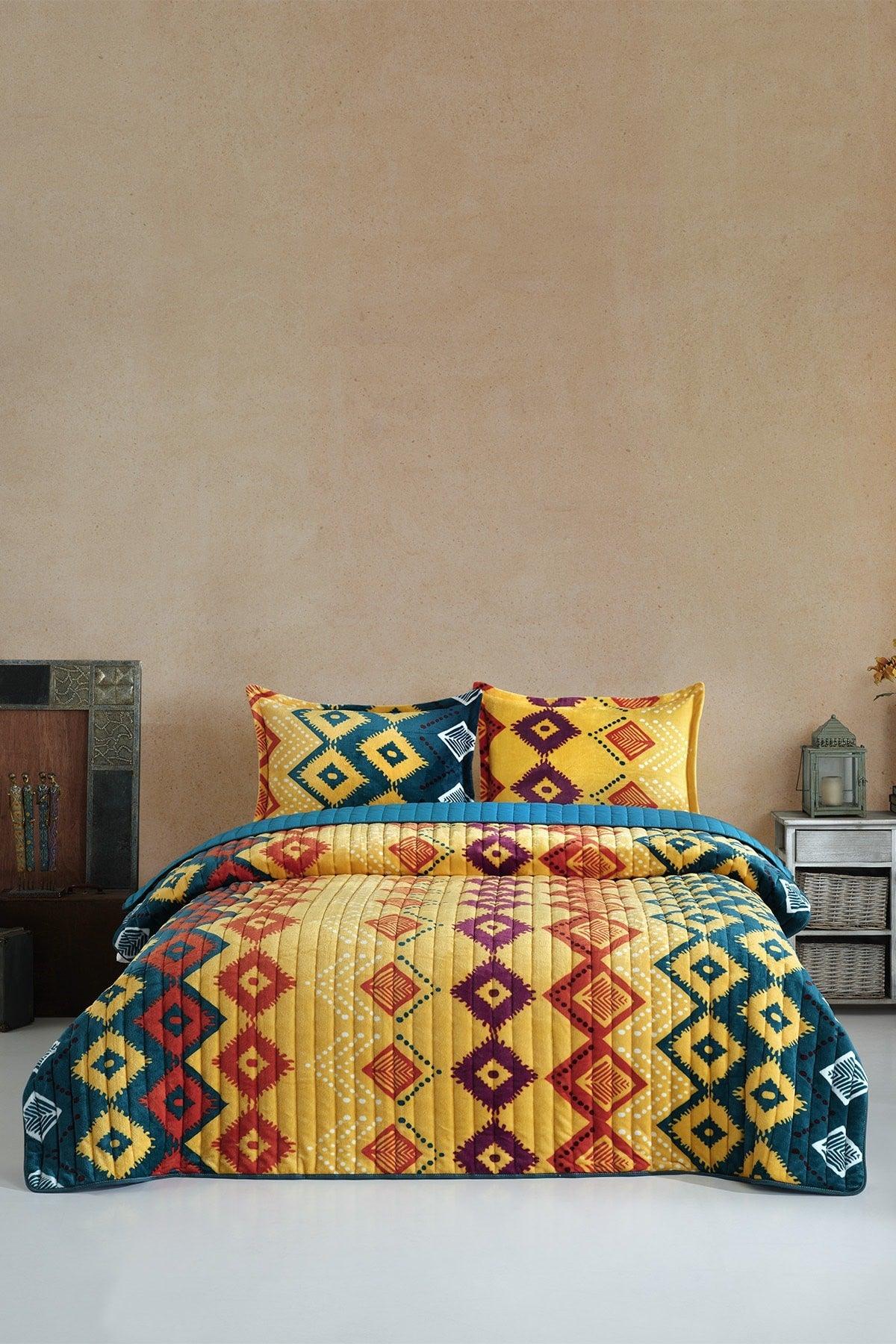 Azra Emerald Bed Cover Set - Swordslife
