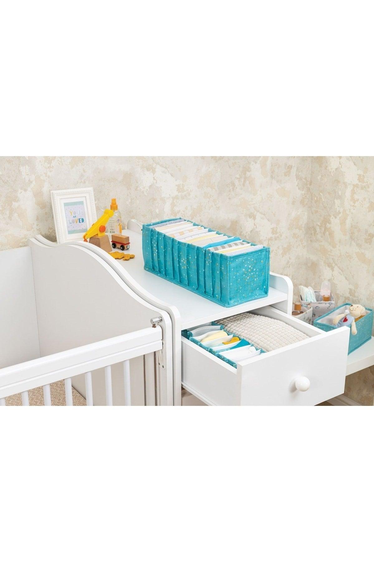 Baby Accordion Organizer Drawer Organizer Large Turquoise 104089 - Swordslife