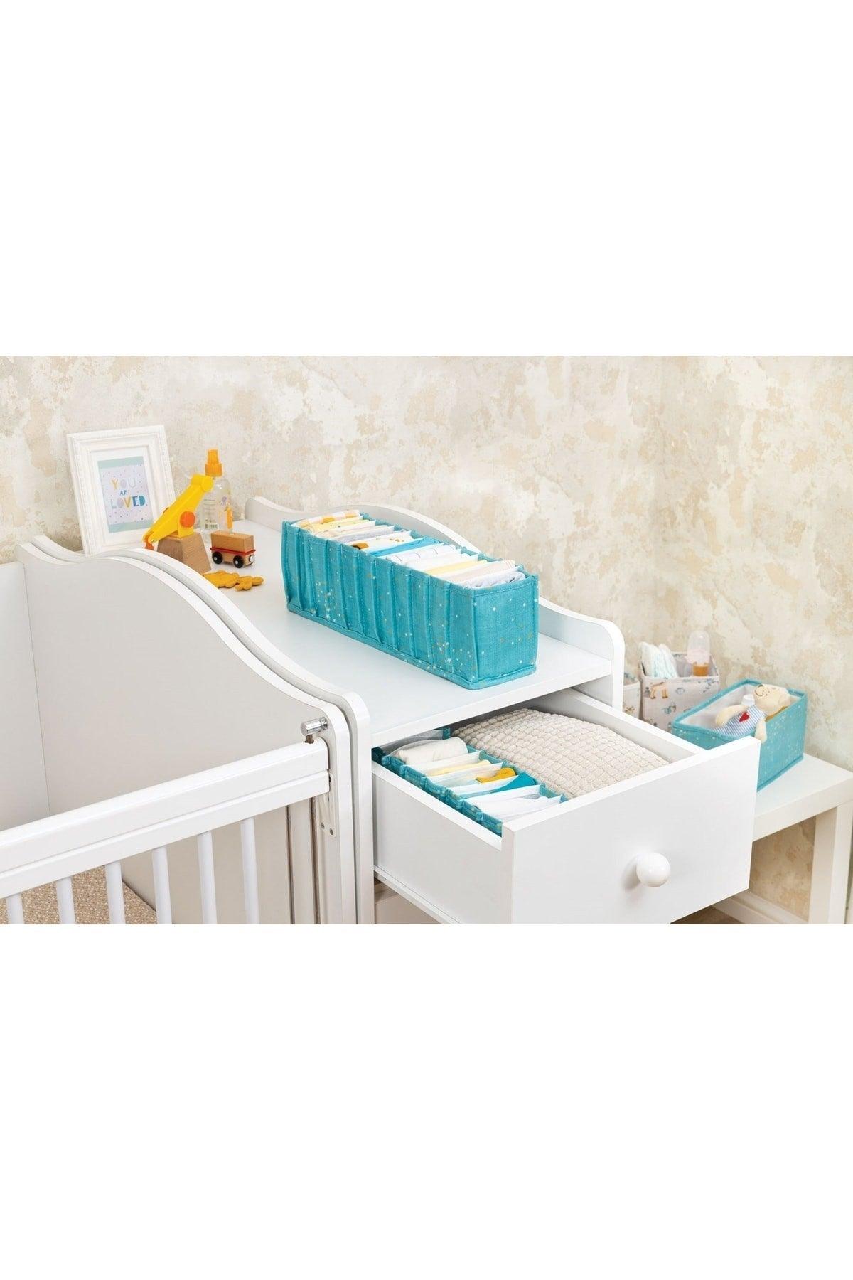 Baby Accordion Organizer Drawer Organizer Small Turquoise 104102 - Swordslife