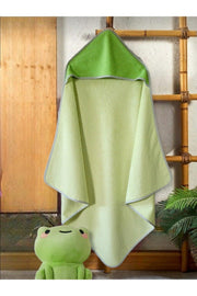 Baby Bath Towel Swaddle Outlet 100x100cm For 0-5 Years Old / Plain Green - Swordslife