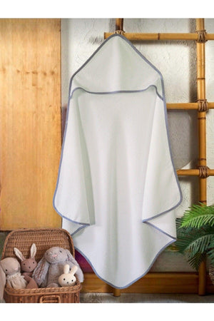 Baby Bath Towel Swaddle Outlet 100x100cm For 0-5 Years Old / Plain White - Swordslife