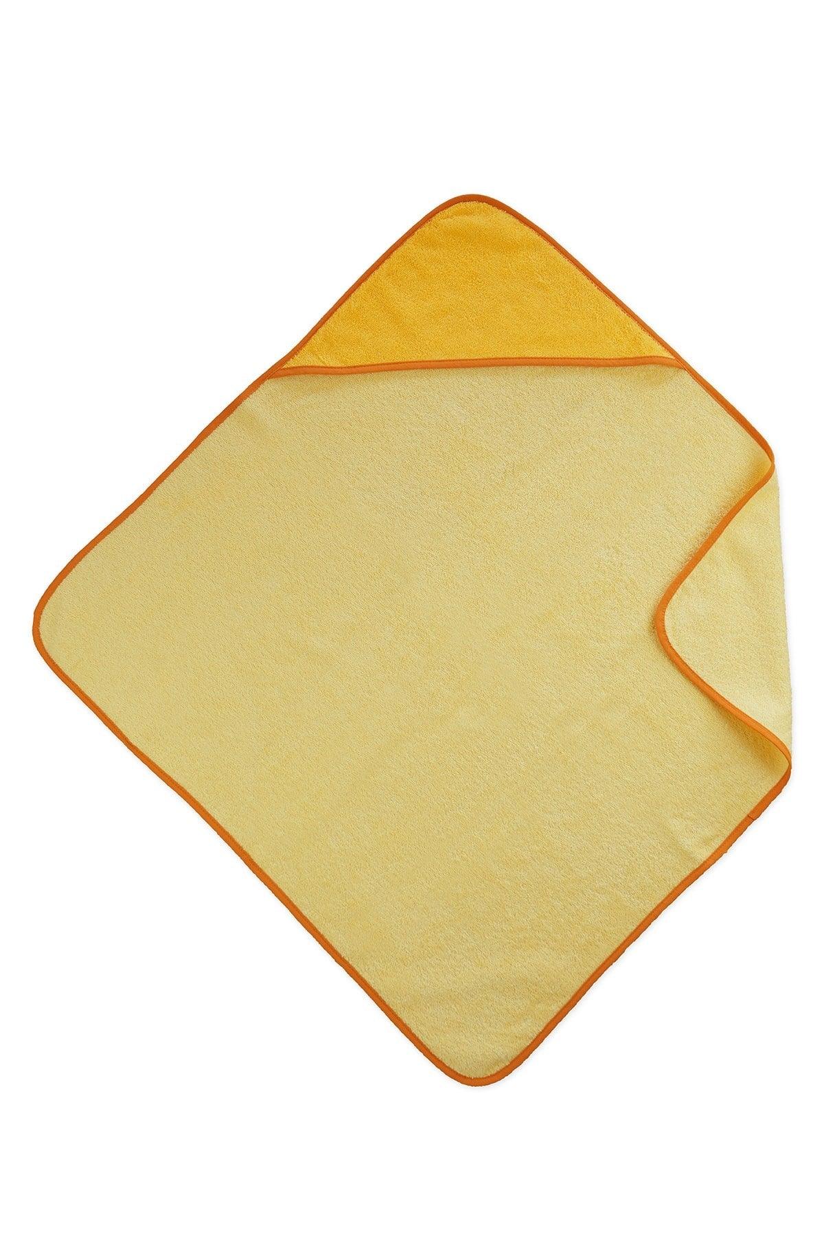 Baby Bath Towel Swaddle Outlet 100x100cm/ Plain Yellow - Swordslife