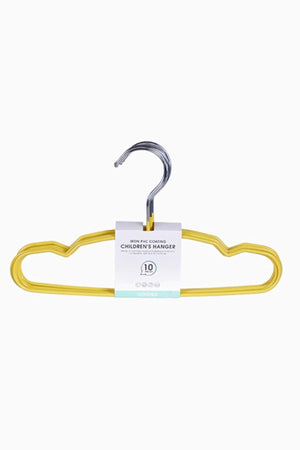 Baby/kids Clothes Hanger 10pcs Yellow - Swordslife