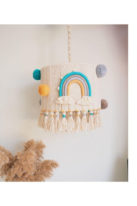 Baby / Kids Room 100% Handcrafted Macrame Rainbow Chandelier - Swordslife