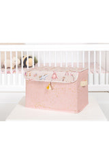 Baby Tasseled Box Organizer with Lid Multi-Purpose Organizer Box Maxi Size Pink 104232 - Swordslife