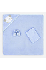 Baby Towel Swaddle Pouch Set Puppy