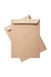 Bag Envelope Kraft 24x32 Cm 90 gr 50 Pieces Gray
