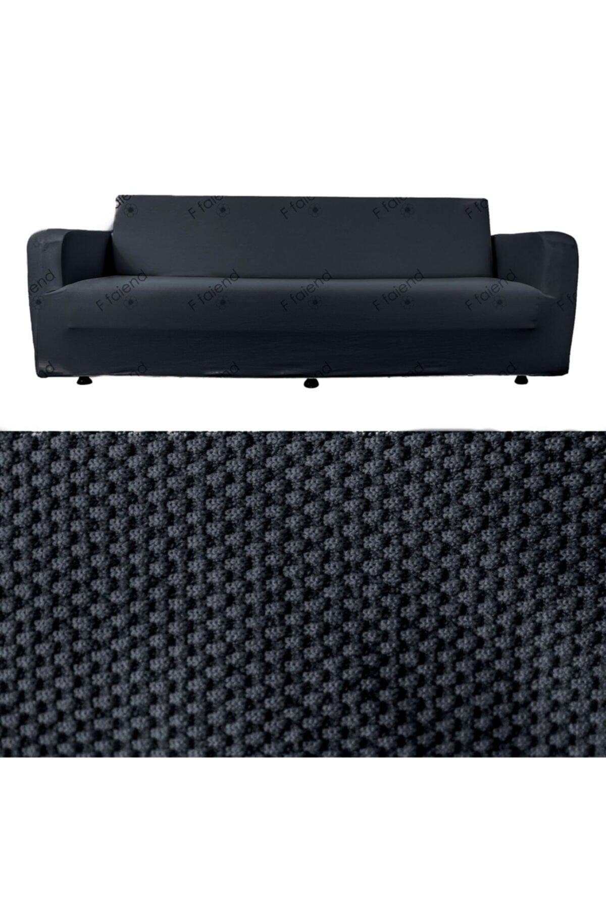 Honeycomb Fabric Lycra Flexible Washable Elastic Sofa Cover 3 Person - Swordslife