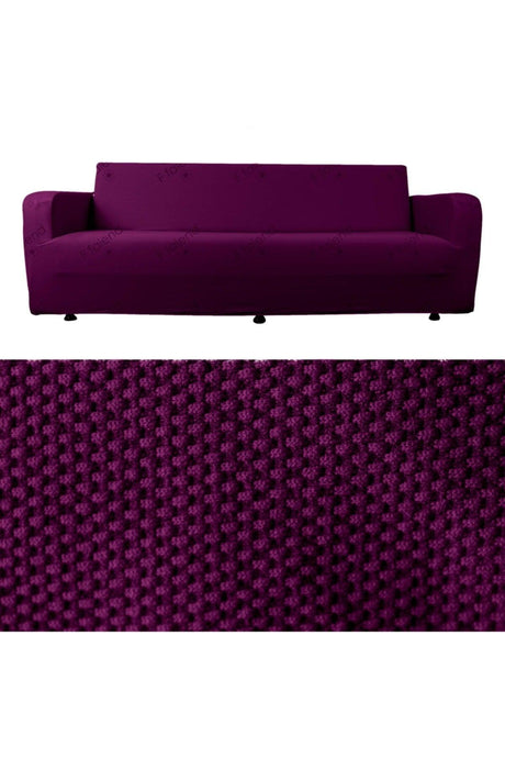 Honeycomb Fabric Lycra Flexible Washable Elastic Sofa Cover 3*person Seat Cover - Swordslife