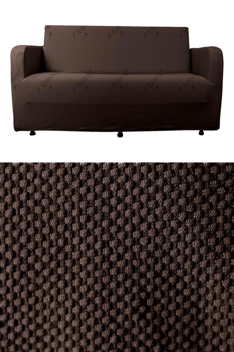 Honeycomb Fabric Lycra Flexible Washable Elastic Sofa Cover 3*person Seat Cover - Swordslife
