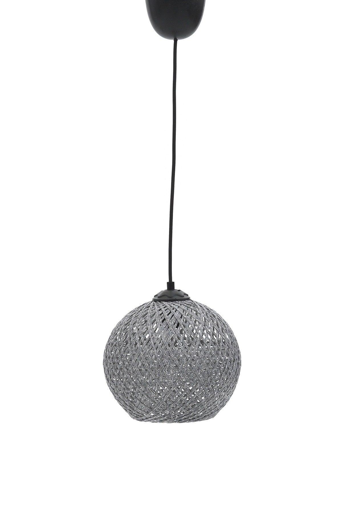 Balle Smoked Pendant Ball Chandelier Black Cable - Swordslife