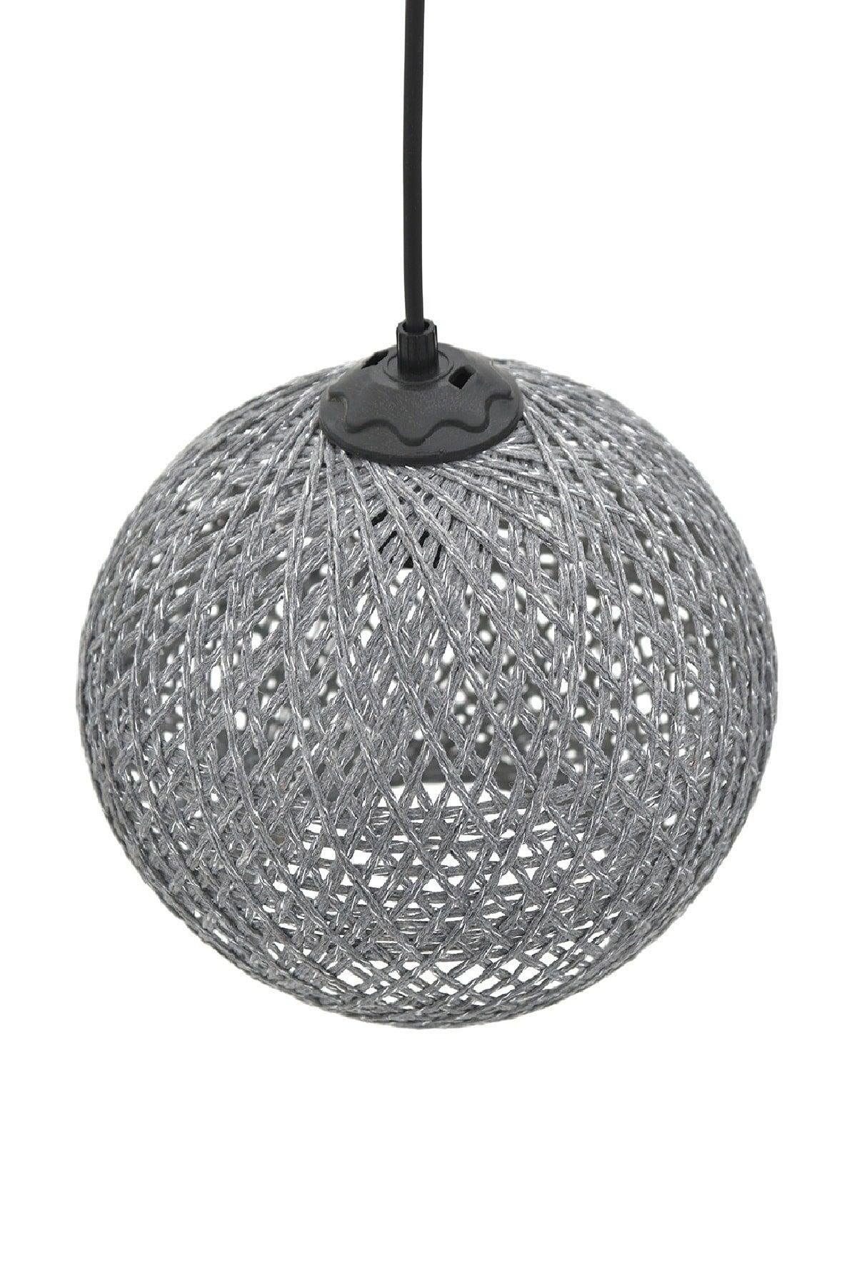 Balle Smoked Pendant Ball Chandelier Black Cable - Swordslife