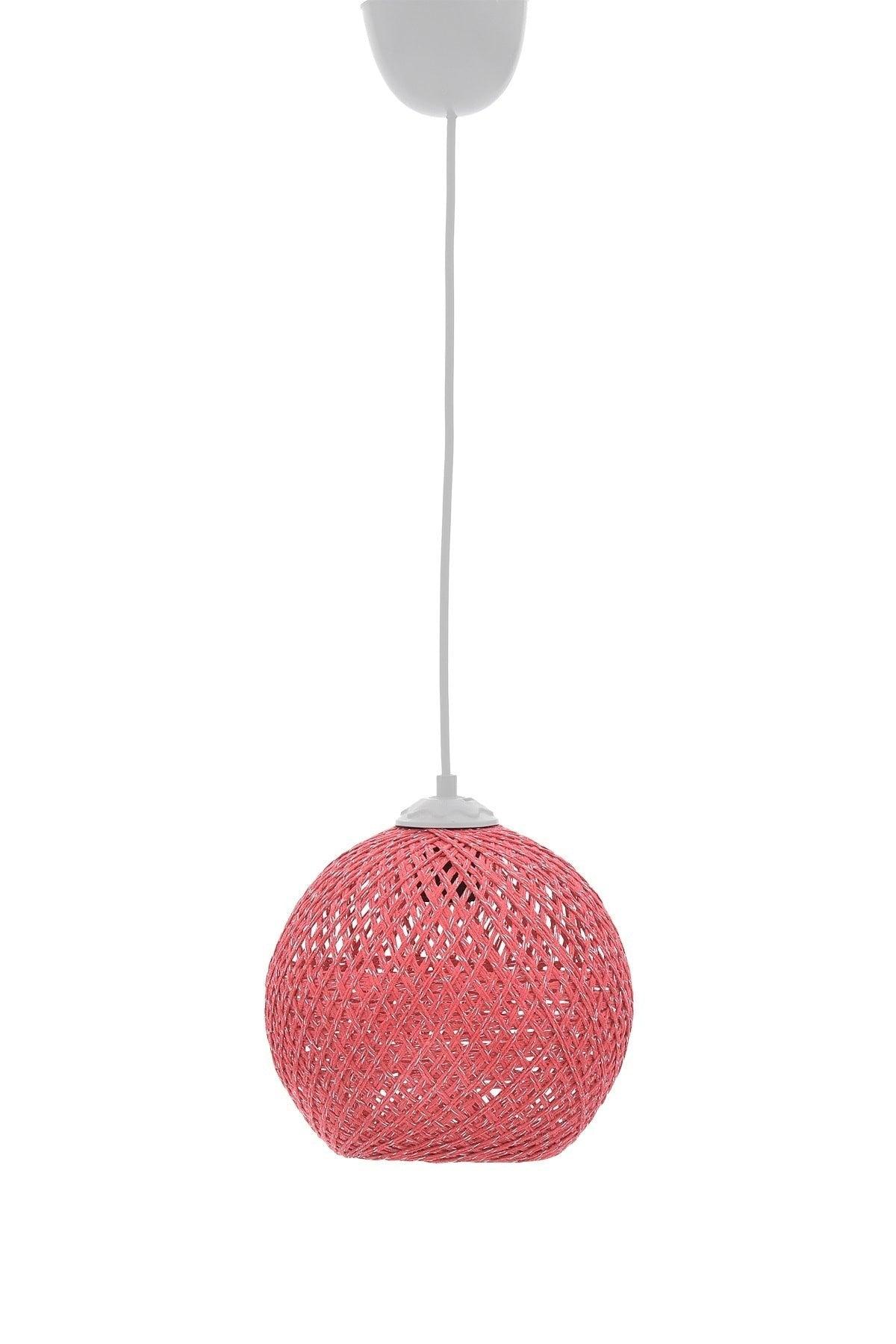 Balle Fuchsia Pendant Ball Chandelier White Cable - Swordslife