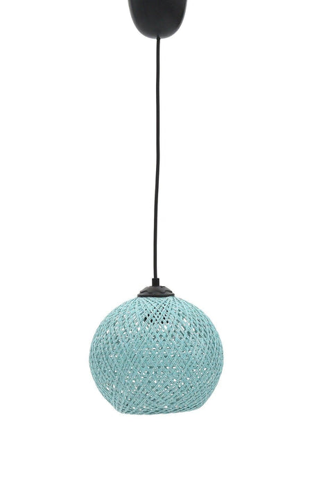 Balle Cyan Pendant Ball Chandelier Black Cable - Swordslife