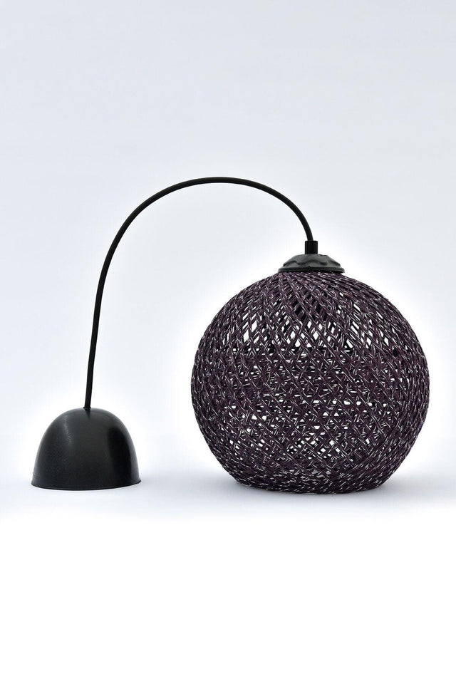 Balle Plum Pendant Ball Chandelier Black Cable - Swordslife