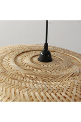 Bamboo Ellipse Pendant Lamp 80cm - Scandinavian, Modern, Bohemian, Rattan Lighting - Swordslife