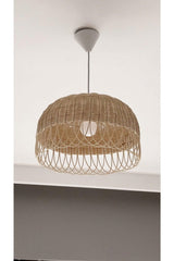 Bamboo, Straw Rattan Chandelier 35 Cm - Swordslife