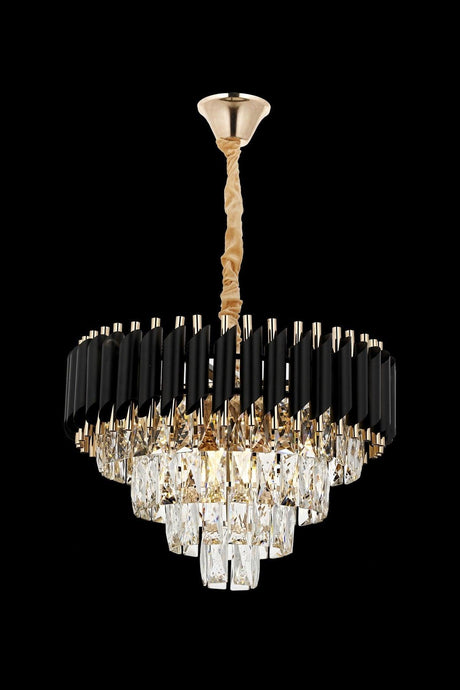 Baron 50 Yellow Crystal Stone Chandelier - Swordslife