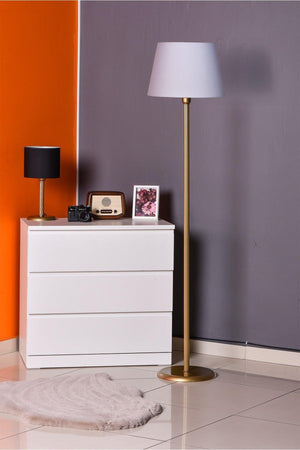 Basic Gold Cone Floor Lamp - Swordslife