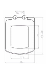 Basics Roca Basics compatibler Toilettensitz