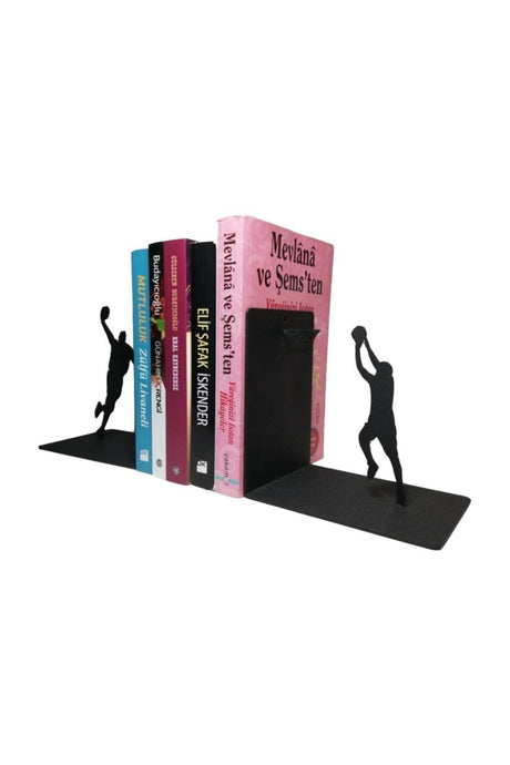 Basketball Themed Book Support - Book Holder - Metal Decorative - Swordslife