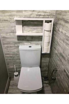 Bathroom Shelf Organizer, 50cm Width, 10-15cm Depth