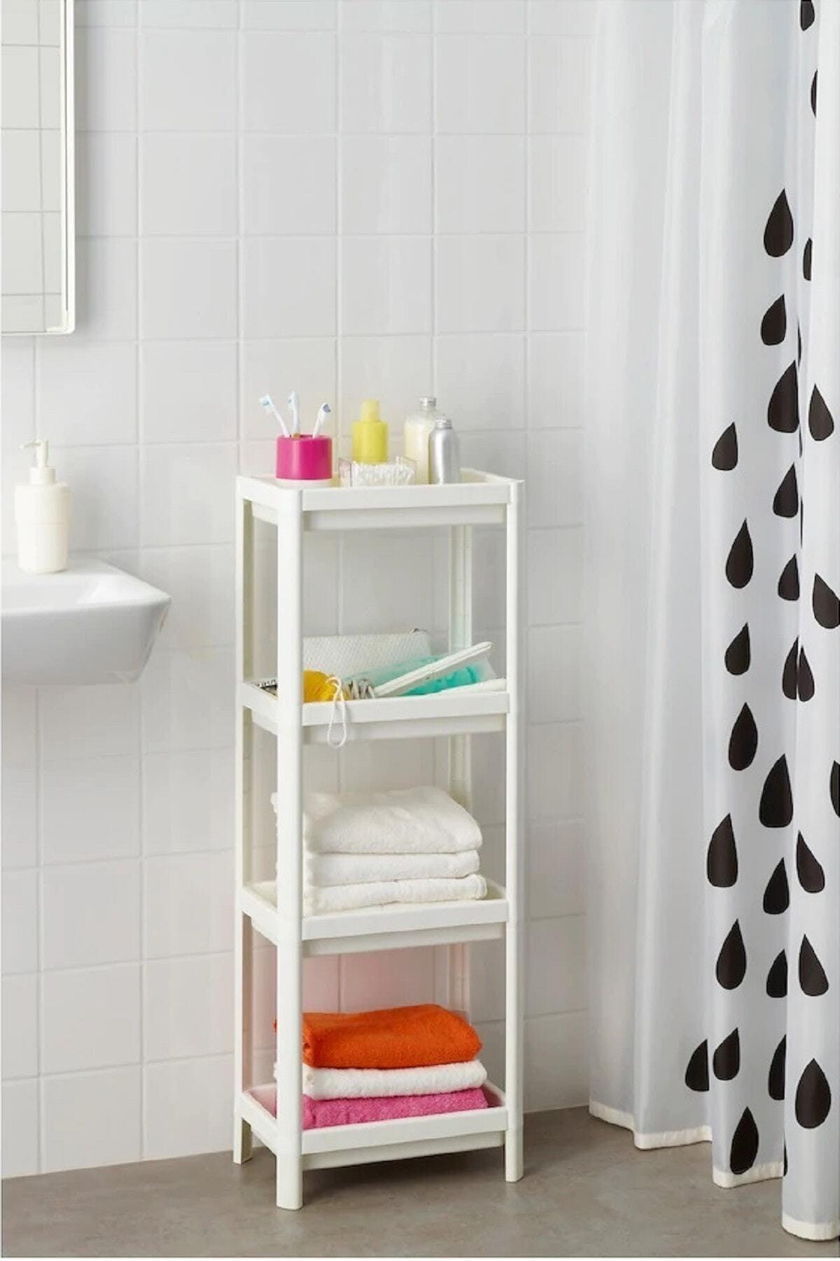 Bathroom Shelf Kitchen Shelf Balcony Shelf Organizer Shelf Wardrobe - Swordslife