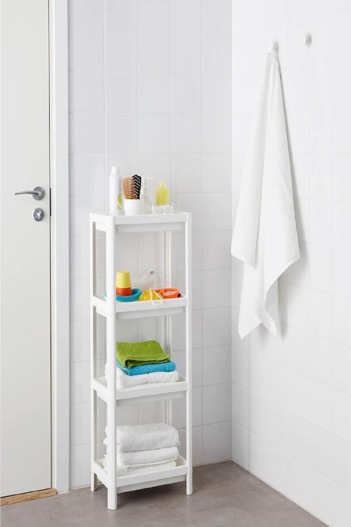Bathroom Shelf Kitchen Shelf Balcony Shelf Organizer Shelf Wardrobe - Swordslife