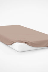 Oversized Elastic Combed Cotton Bed Sheet - Brown - Swordslife