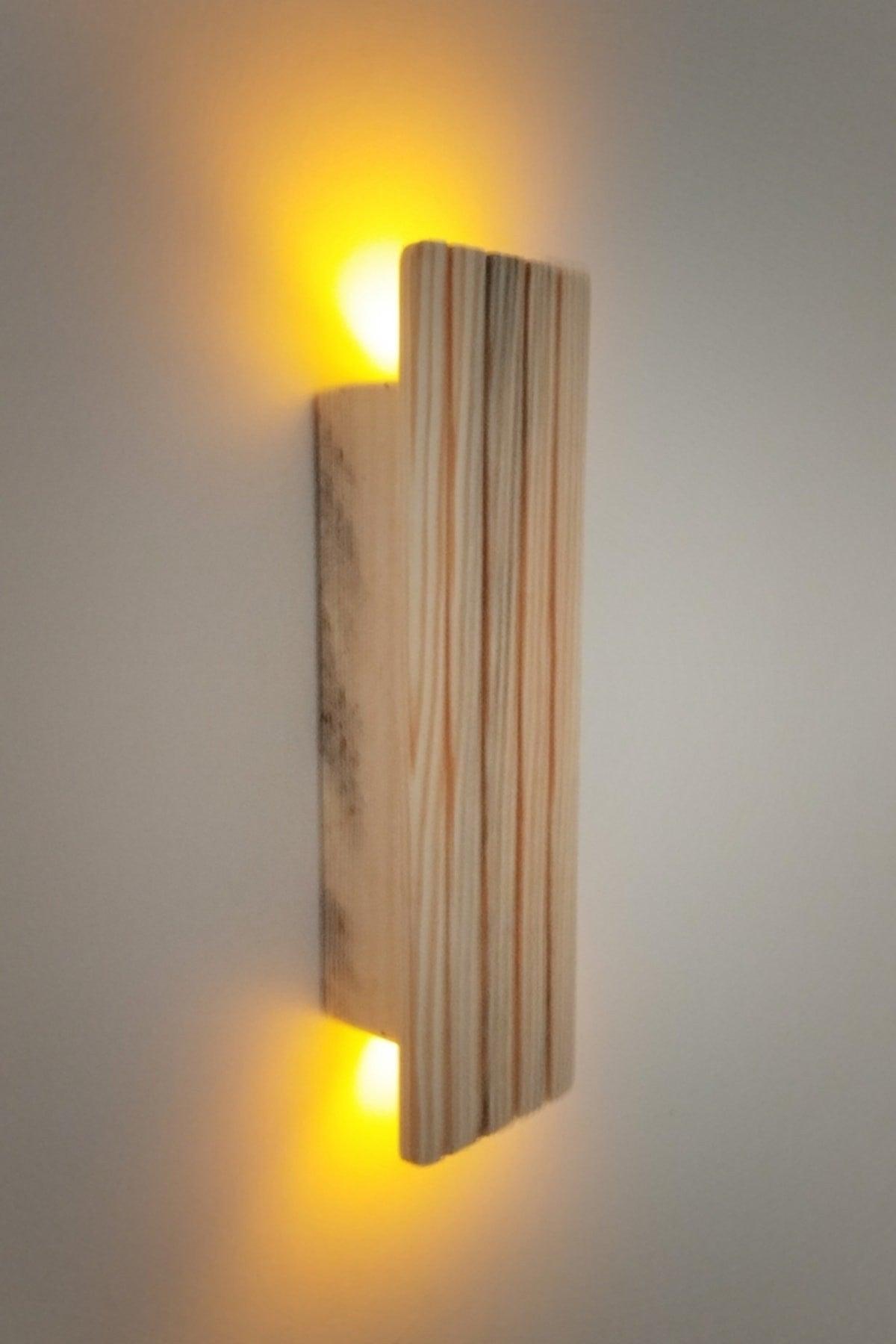 Battery Decorative Wall Lighting Sconce Night Light (LINES) (NATURAL) - Swordslife