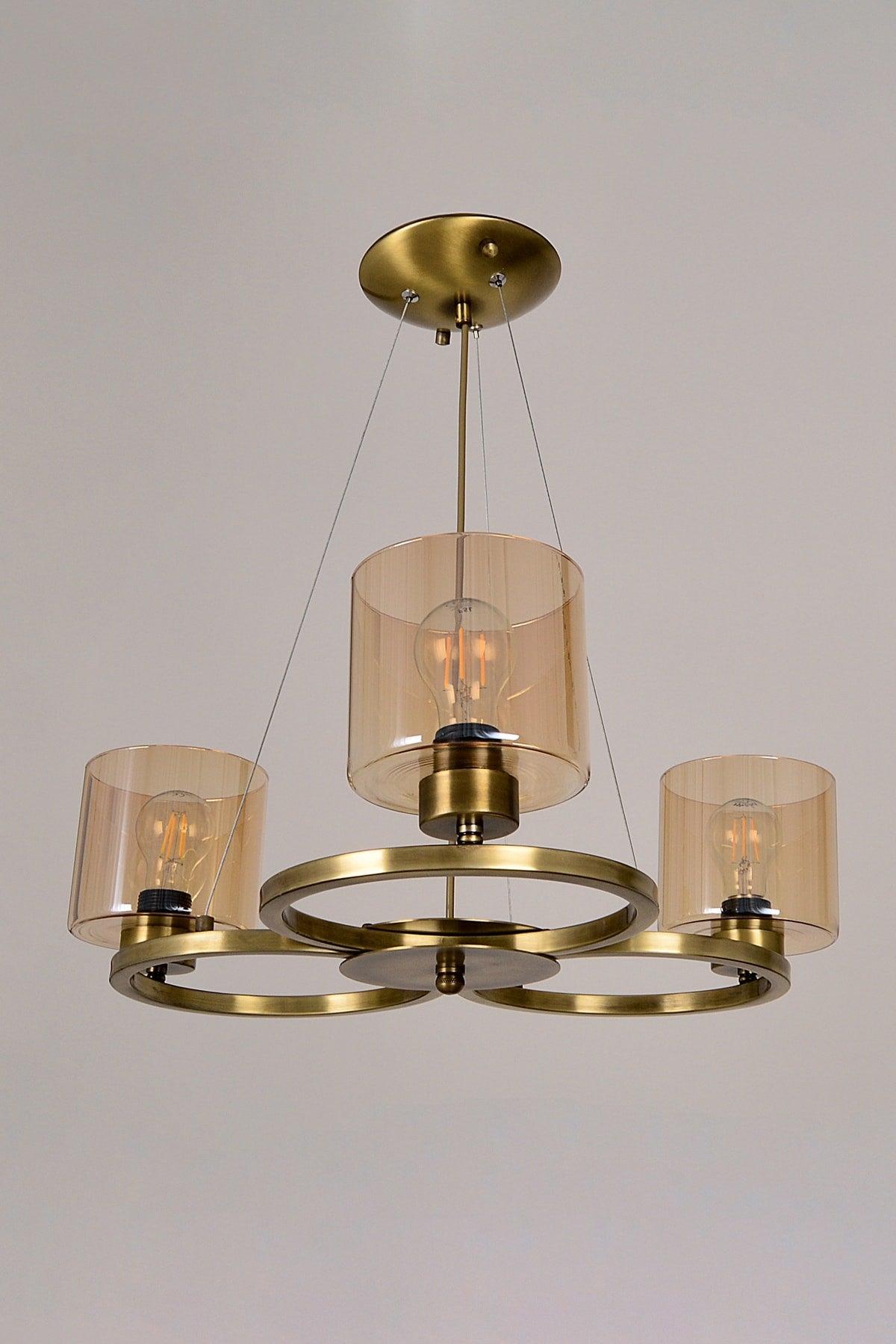 Defne 3 Piece Chandelier Tumbled - Swordslife