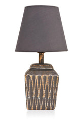 Becker Ceramic Lampshade Anthracite Gold Srmk-53 - Swordslife