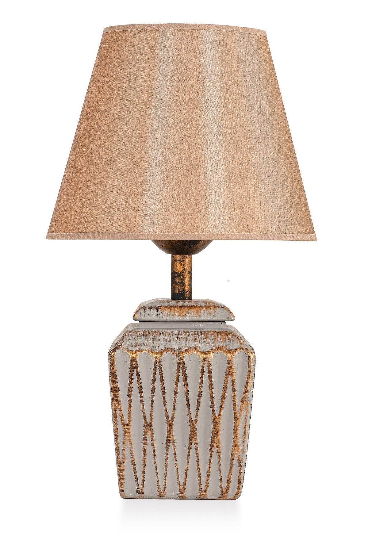 Becker Ceramic Lampshade Gray Gold Srmk-53 - Swordslife