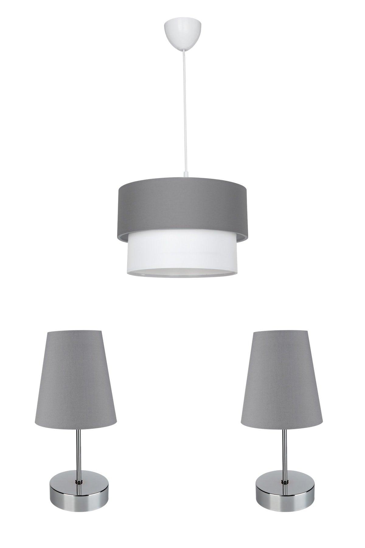 Bedroom Lighting Set Anthracite Gray - Swordslife