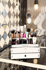 Bella Large 2 Tiers 2 Drawers Wooden Vanity