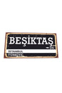 Beşiktaş Istanbul Street Sign Mini Retro Wooden Poster - Swordslife