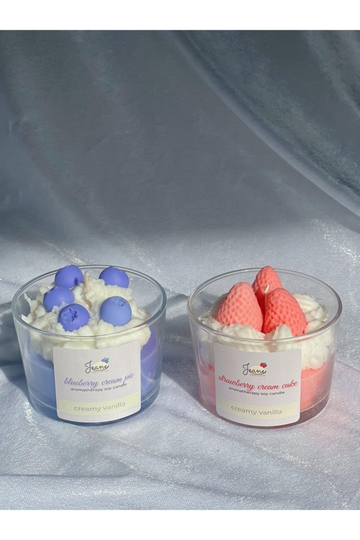 Best Friends Strawberry-Blueberry Vanilla Scented Gift Double Aromatherapy Candle - Swordslife