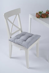 Beta Pofidik Gray Chair Cushion Lace-Up