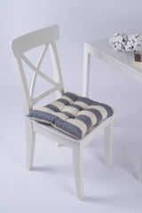 Beta Pofidik Dark Gray Cream Chair Cushion