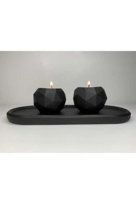 Concrete Candle Holder Set - Swordslife