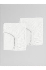 -White Baby Bed Sheet 70x140 - Swordslife