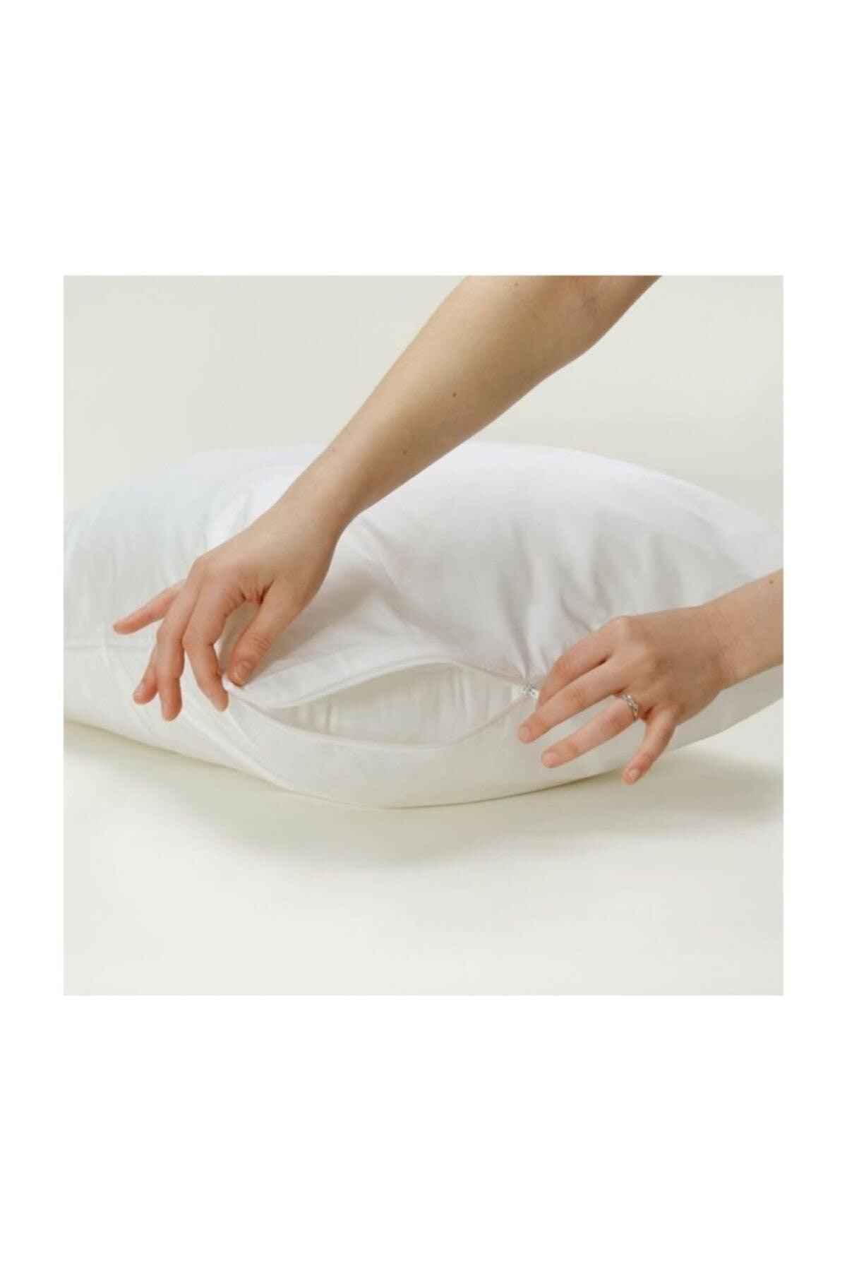 White Zippered Pillowcase 50x70 cm 10 pcs - Swordslife