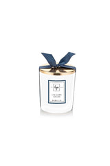 White-dark blue Gold Lid Candle - Swordslife