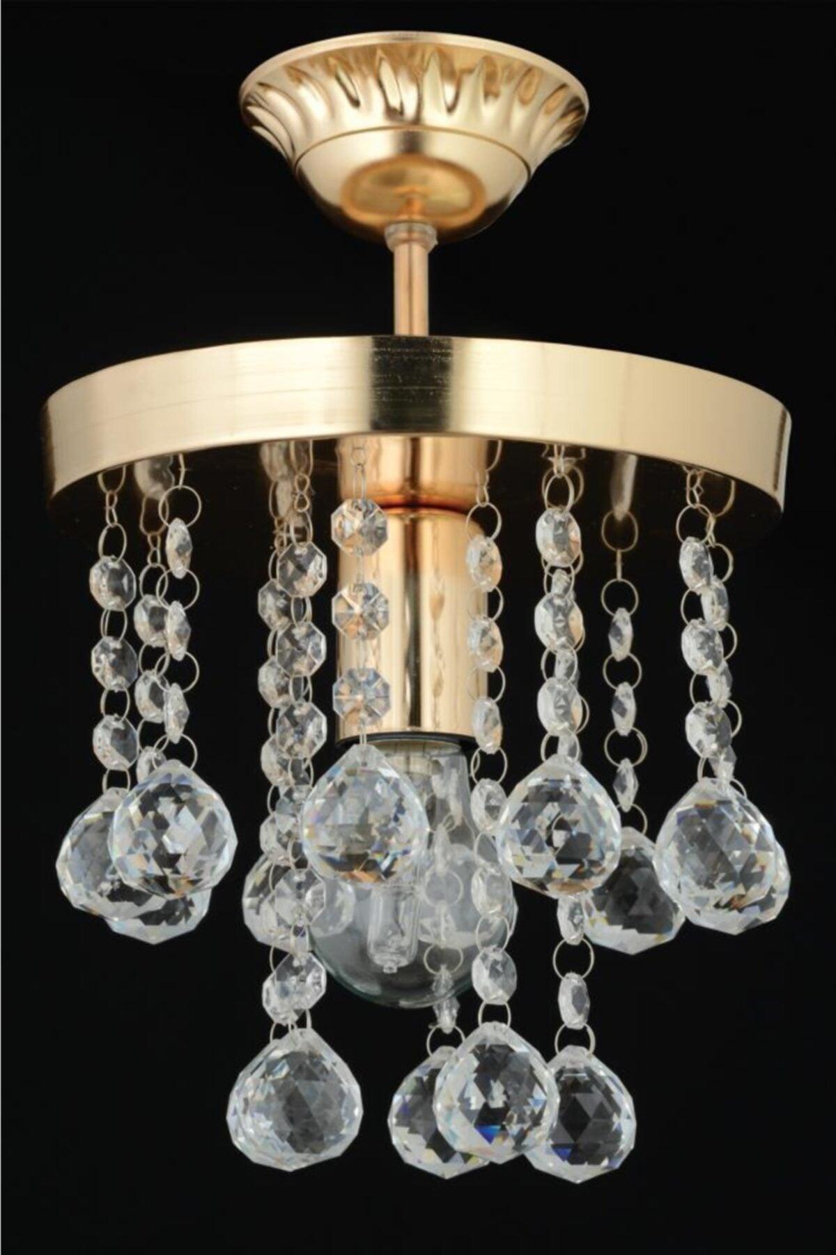 Biga Single Gold Stone Chandelier - Swordslife