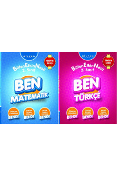Grade 2 Student Activity Book Set with Turkish and Math Learning Activities